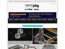 Tablet Screenshot of futuremusic-es.com